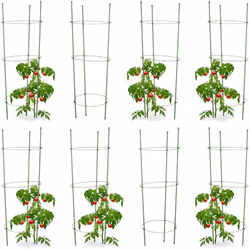 Vous souhaitez faire pousser des tomates sur votre balcon ou dans votre jardin mais vous manquez de place? Ce set de cages à  ...