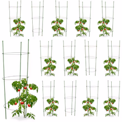 Vous souhaitez faire pousser des tomates sur votre balcon ou dans votre jardin mais vous manquez de place? Ce set de cages à  ...
