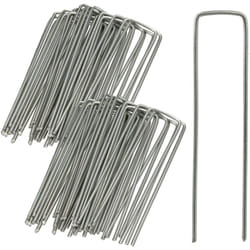 Relaxdays - Lot de 50 Piquets de fixation sardines pour tente piquet ancrage sol jardin 15 cm de longueur acier galvanisé