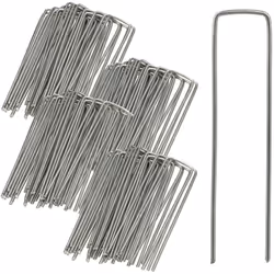 Description générale Ce lot de 100 piquets de fixation est idéal pour ancrer des bâches, toiles anti-mauvaises herbes ou autr ...