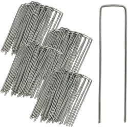 Relaxdays - Lot de 100 Piquets de fixation sardines pour tente piquet ancrage sol jardin 15 cm de longueur acier galvanisé