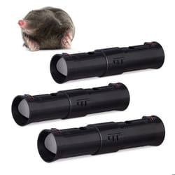 Piège à taupe lot de 3 tunnel piège vivant défense animale lutte anti taupe piège tube plastique 2 ouvertures noir