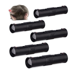 Piège à taupe lot de 5 tunnel piège vivant défense animale lutte anti taupe piège tube plastique 2 ouvertures noir
