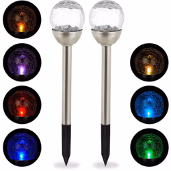 Avec ces luminaires solaires en lot de 2 apportez un éclairage enchanteur dans votre jardin. Les lampes de jardin LED sont si ...