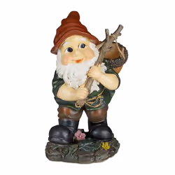 Relaxdays 10025688, Gnome de jardin, 1 pièce(s), pierre, Multicolore, 175 mm, 210 mm