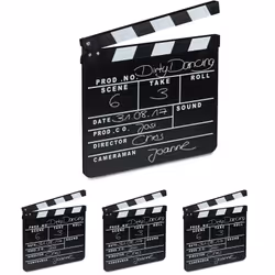 Ce clapet de cinéma dans le style Hollywood en lot de 4 sera un objet indispensable pendant votre prochaine soirée film entre ...