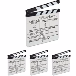 Ce clapet de cinéma en bois dans le style Hollywood sera votre objet indispensable pour votre prochaine soirée film entre ami ...
