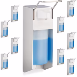 Grâce à ce distributeur de savon mural, vous n’aurez plus de problèmes de place sur votre évier ou lavabo. L’étrier permet un ...