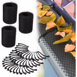 Grâce à laprotection anti-feuilles mortes, le nettoyage fastidieux de la gouttière nesera plus nécessaire. De plus, la grille ...