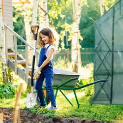 Relaxdays - Serre de jardin pliable, Etagère 195 cm plantes tomates semis jardin, Bâche HxlxP: 195 x 138 x 72 cm, vert - Vue supplémentaire 6