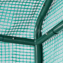 Serre de jardin tomates 170x80x200 serre tomates bâche uv housse vert porte enroulable, vert - Relaxdays - Vue supplémentaire 7