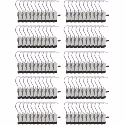 L’ensemble comprend 100 cintres à clips pour faire de l’ordre dans votre placard ou armoire. Les pinces peuvent aussi servir ...