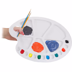 Quand vous prenez le pinceau la prochaine fois, vous avez alors en la palette blanche l’accessoire idéal idéal pour travail d ...