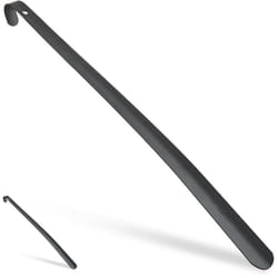 Chausse-pied, lot de 2, Chaussepied, Chausse-pieds en métal, Métallique, Chaussures, 60 cm de long, Fer, Stable, noir