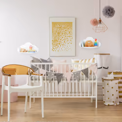 Relaxdays Etagère murale Nuage, suspendue chambre d’enfants, MDF,décoration, bibliothèque murale,HlP31,5x60x21cm,blanc