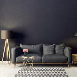 Table d'appoint ronde, tendance en métal et verre brille Design retro, HxD: 46 x 42 cm noir-doré - Relaxdays