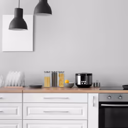 Relaxdays - Pots de stockage jeu de 5, 1l, étanche, couvercle acier inox, pâtes, céréales et riz Contenant pour cuisine
