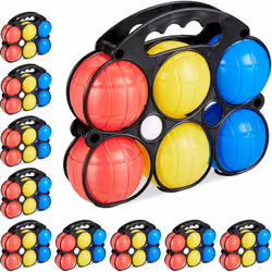 Ce jeu de pétanque est un excellent divertissement de plein air pour les enfants et les adultes et est tout aussi amusant dan ...
