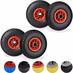 Si vous avez besoin d’une roue pour votre brouette de jardin, optez pour ce lot de 4 roues en caoutchouc increvables 3.00-4.  ...