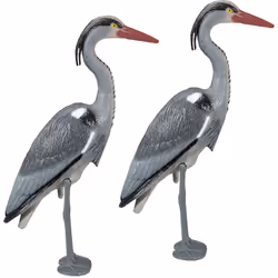 Si cela vous embête aussi que les hérons cendrés font une razzia dans votre étang, alors cette statue de jardin décorative es ...
