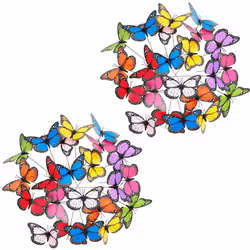 Qui n’aimepas les papillons ? Comme on ne les trouve malheureusement pas si souvent dansle jardin, les piquets en lot pratiqu ...