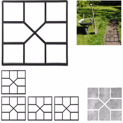 Vous voulez donner formeà votre jardin et vérifier vos aptitudes manuelles? Alors avec cette formerobuste pour couler le béto ...