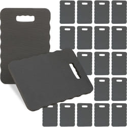Planche genoux, lot de 20, pour travail dans le jardin, atelier, maison, tapis de protection, L x P : 40 x 26 cm, noir