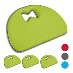 Coussin de genoux - RELAXDAYS - Lot de 4 - Rembourrage épais - Vert