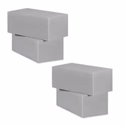 Relaxdays Mousse florale pour les fleurs sèches lot de 3 briques Mousse d’arrangement mariage 8x225x105 cm gris