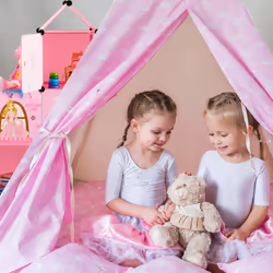 Etagère emboîtable chambre d'enfants,Château de princesse, Plastique, Armoire diy avec portes, HlP128x110x37cm - Relaxdays - Vue supplémentaire 5