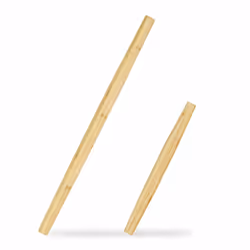 Relaxdays 4052025288136, Bambou, Bois, Surface lisse, 2 pièce(s)