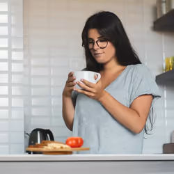 Relaxdays Drehteller Bambus planche à découper pour cuisine Rond Bambou