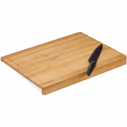 Cette planche à découper polyvalente en bambou est idéale pour couper des fruits, des légumes ou de la viande, poisson. Le re ...