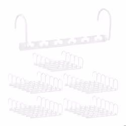 Cintre gain de place métal lot de 30 cintre magique organiseur armoire crochet mobile 26 cm blanc