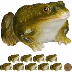 Donnez un air réaliste et nature à votre jardin avec cette figurine d’un faux crapaud. Idéal près d’un massif de fleurs, étan ...