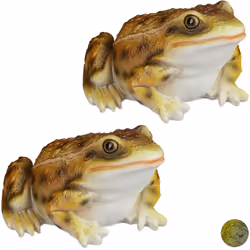Donnez un air réaliste et nature à votre jardin avec cette figurine d’un faux crapaud. Idéal près d’un massif de fleurs, étan ...