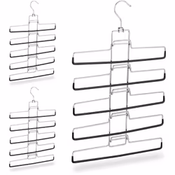 Faites de la place dans votre armoire ou votre placard avec ce cintre multiple très pratique et solide. Le cintre dispose de  ...