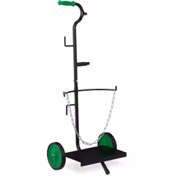 Pour brûler les mauvaises herbes du jardin ou pour allumer le grill à gaz: Le chariot de transport de gaz réglable en hauteur ...