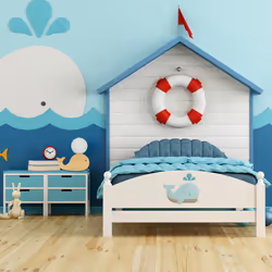 Relaxdays 4052025294939 lumière de nuit pour bébé Autonome Bois 7 W