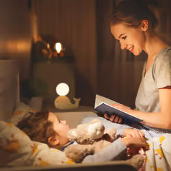 Relaxdays 4052025294939 lumière de nuit pour bébé Autonome Bois 7 W