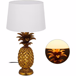 Avec cette lampe au design Ananas vous faites entrer chez vous une vraie pièce de designer. Cette lampe de table déco se fond ...