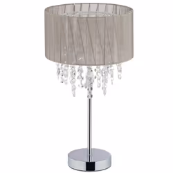 Cette lampe de table avec abat-jour assure un éclairage indirect idéal dans votre salon pour une ambiance agréable ou comme l ...