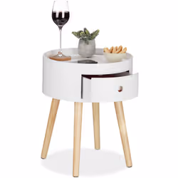 Avec cette table blanche, vous faites entrer chez vous une véritable sensation. Le design minimaliste scandinave avec des pie ...