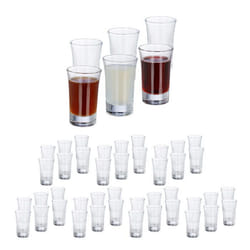 Verres à liqueur lot de 48 Verres à shots 4 cl Verres à digestif expresso schnaps shooters transparent