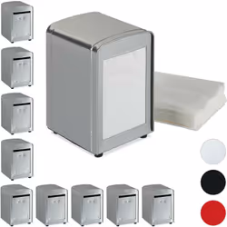 Ce distributeur de serviettes au design rétro est parfait pour les restaurants, cafés ou glaciers. Son apparence et son charm ...