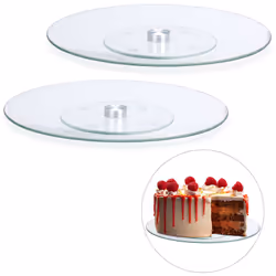 Présentez votre tarte ou votre gâteau d’anniversaire sur cette assiette de service en verre. Mais aussi de petits gâteaux, du ...