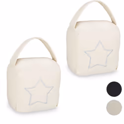Ce beau butoir pour porte est idéal pour empêcher le claquement des portes à la maison. Le sable qui le remplit lui donne sta ...