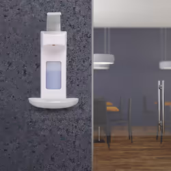 Distributeur de savon mural 500 ml, désinfectant savon liquide, cabinet médical entreprise bureau, blanc - Relaxdays