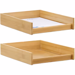 La corbeille à courrier pratique en bois MDF collecte les documents importants, lettres et factures pour gagner de la place.  ...