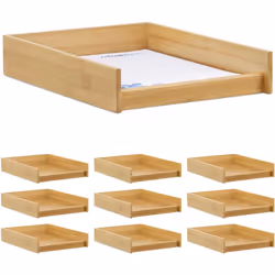La corbeille à courrier pratique en bois MDF collecte les documents importants, lettres et factures pour gagner de la place.  ...